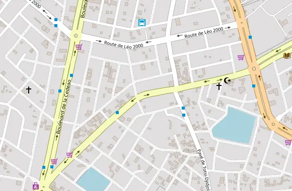 Plan de situation, Adidoadin, Lomé