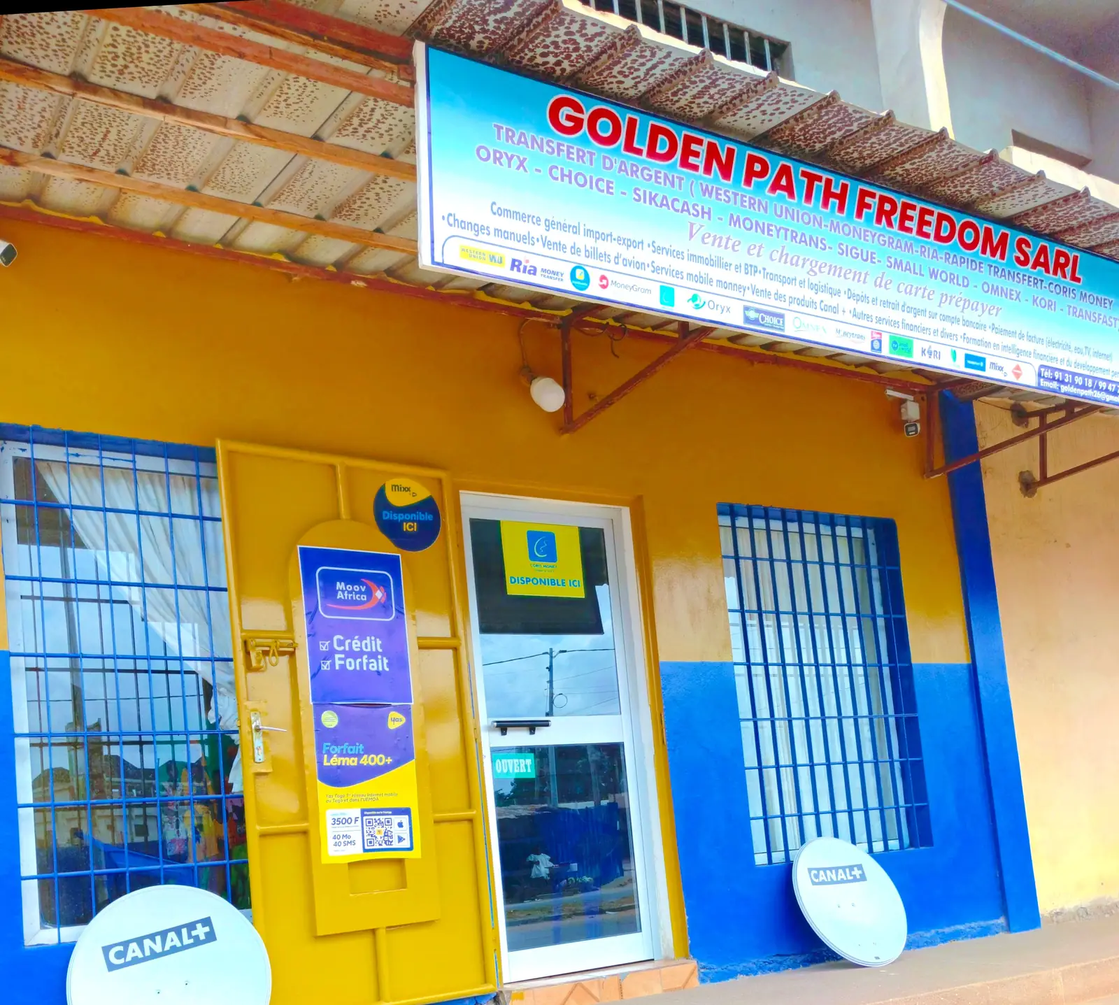 L'entrée de Golden Path Freedom, Adidoadin, Lomé